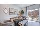 A formal dining table in the dining room near a sliding door to the outside at 107 Sepals Pl, Wendell, NC 27591