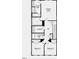 Upstairs floor plan featuring an owner's suite and bath, loft, laundry, and bedrooms at 107 Sepals Pl, Wendell, NC 27591
