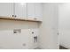 A simple laundry room, ready for your appliances and organizing touch at 1116 Ciandra Barn Way, Apex, NC 27523