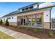Beautiful pool house with an open-air pavilion and well-maintained landscaping at 1116 Ciandra Barn Way, Apex, NC 27523
