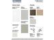 A presentation of the interior design scheme, featuring the kitchen, flooring, paint, and plumbing fixtures at 1204 Pavo Path, Wendell, NC 27591
