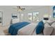 Main bedroom with large windows, soft lighting, and a scenic outside view at 1209 Huffington Oak Dr, Willow Springs, NC 27592