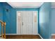 Bright entryway featuring a white front door flanked by sidelights at 124 Maluli Dr, Oxford, NC 27565
