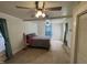 Spacious bedroom featuring a ceiling fan and natural light at 1278 Valley Ct, Zebulon, NC 27597