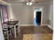 Cozy dining room adjacent to kitchen and living area at 1278 Valley Ct, Zebulon, NC 27597