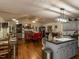 Spacious open-concept design seamlessly connects the kitchen, dining, and living spaces at 132 Crystal Pl, Benson, NC 27504