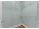 Walk-in closet with ample shelving and hanging space at 1535 Caraleigh Mills Ct # 104, Raleigh, NC 27603