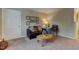 Inviting living room featuring a plush sofa and neutral decor at 1700 W Front St # 36 D, Burlington, NC 27215