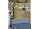 Aerial view showing roof and community properties at 1950 Menet St, Apex, NC 27502