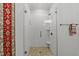 Bright, tiled shower stall with glass door and modern fixtures, creating a clean and inviting space at 2520 Ashley Ct, Raleigh, NC 27607