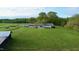 Beautiful long shot of a sprawling green landscape with a well-maintained home and outbuildings at 2960 Epps Clark Rd, Siler City, NC 27344