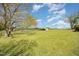 Expansive property with green fields, a pond, a barn, and mature trees at 2960 Epps Clark Rd, Siler City, NC 27344