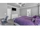 Relaxing main bedroom with a ceiling fan and television and an ensuite bathroom at 350 Stephens Way, Youngsville, NC 27596