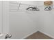 Walk-in closet with shelving and carpet at 3735 Landshire View Ln, Raleigh, NC 27616