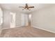 Relaxing bedroom with soft carpet, ample closet space, and access to an en-suite bathroom for convenience at 5033 Knightsbridge Way, Raleigh, NC 27604