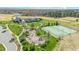 Community amenities with a playground, tennis courts, walking paths, and green spaces at 595 Legacy Falls N Dr, Chapel Hill, NC 27517