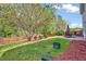 Fenced backyard featuring a patio area perfect for entertaining and enjoying the outdoors at 619 Ashburn Ln, Durham, NC 27703