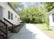 Backyard view showing patio and yard at 808 Grace Ave, Burlington, NC 27217