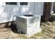 Exterior view of an installed HVAC unit at 808 Grace Ave, Burlington, NC 27217
