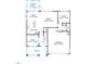 Detailed floor plan showcasing kitchen, Gathering room, study, garage, and flex space for optimal layout and functionality at 810 Magnolia Acres Ln, Fuquay Varina, NC 27526
