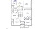 Second floor plan features a main bedroom, three bedrooms, and a loft at 103 Berry Mill Ln # 133, Raleigh, NC 27603