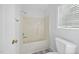 Clean bathroom with a tub and shower combination at 1156 Darius Pearce Rd, Youngsville, NC 27596