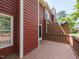 Exterior of home features a deck and window at 116 Old Maple Ln, Durham, NC 27713