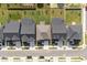 An aerial view of the new houses with manicured lawn at 1245 Porters Call Dr, Wendell, NC 27591