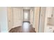 Bright entryway with hardwood floors, multiple closets, and direct access to the home's entrance at 1245 Porters Call Dr, Wendell, NC 27591