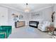 Cozy Bedroom featuring a crib, stylish furniture, and decor at 1309 Pecora Ln, Raleigh, NC 27607