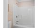 Bathroom shower and bathtub at 1500 St Andrews Dr, Mebane, NC 27302