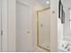 Bathroom featuring a glass shower and access door to a closet at 1500 St Andrews Dr, Mebane, NC 27302