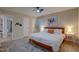 Inviting bedroom with a cozy bed, accent rug, and soft natural light at 1536 Dirkson Ct, Cary, NC 27511