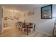 A formal dining room featuring a wooden table with seating for six and tasteful decor at 1536 Dirkson Ct, Cary, NC 27511