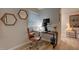 Bright office space with modern desk and ergonomic chair, perfect for remote work at 1536 Dirkson Ct, Cary, NC 27511