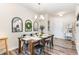 Dining area featuring modern decor and ample space for entertaining guests at 301 White Oak Ridge Dr, Garner, NC 27529
