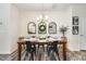 Dining area featuring modern decor and ample space for entertaining guests at 301 White Oak Ridge Dr, Garner, NC 27529