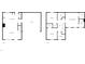 Detailed floor plan showcasing the layout of both floors, including bedrooms, living areas, and garage at 32 Bellini Dr, Angier, NC 27501