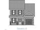 Elevation B rendering of a house showing the front exterior with a garage and covered entrance at 322 Bluejay St, Clayton, NC 27520