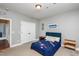 Cozy bedroom with stylish decor, features a window offering abundant natural light at 4290 Sustain Cir, Franklinton, NC 27525