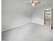 Neutral bedroom with soft carpet and a ceiling fan at 501 Gooseneck Dr # B6, Cary, NC 27513