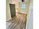 Cozy kitchen with eat-in area featuring matching cabinets and modern appliances at 508 & 510 Gordon St, Roxboro, NC 27573