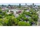 Panoramic aerial view showcasing a vibrant cityscape with dense tree cover and traditional style neighborhood at 524 S Boylan Ave, Raleigh, NC 27603