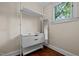 Walk-in closet with custom shelving, modern storage solutions, and a mirrored wall, providing ample space at 524 S Boylan Ave, Raleigh, NC 27603