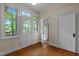 Bright mud room features beautiful windows offering views of the outside scenery at 524 S Boylan Ave, Raleigh, NC 27603