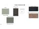 Color scheme 6B features Coastal Sage siding, Tuxedo Gray shutters, and Bessemer Gray brick at 54 Grove Township Way, Angier, NC 27501