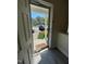 View from inside of a bright entryway featuring hard wood floors at 8013 River Water Ct, Raleigh, NC 27616