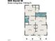 A detailed floor plan reveals the layout of the home's living spaces and dimensions at 905 David St, Henderson, NC 27536
