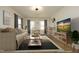 Cozy living room with contemporary decor, plush seating, and bar, perfect for relaxation and entertaining at 1015 Washington St, Burlington, NC 27217