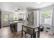 Well-lit kitchen with wood countertops, stainless steel appliances and an island at 1017 Southerlund Rd, Garner, NC 27529